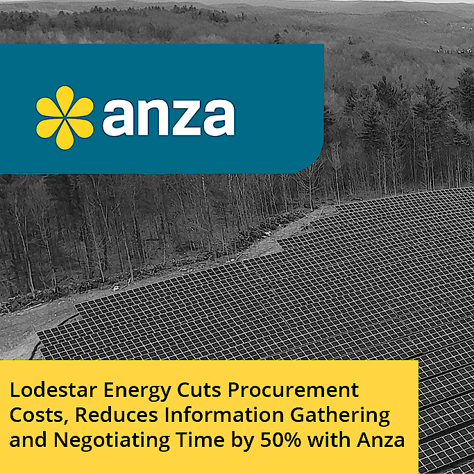 Lodestar Energy Cuts Procurement Costs, Reduces Information Gathering & Negotiating Time by 50% with Anza